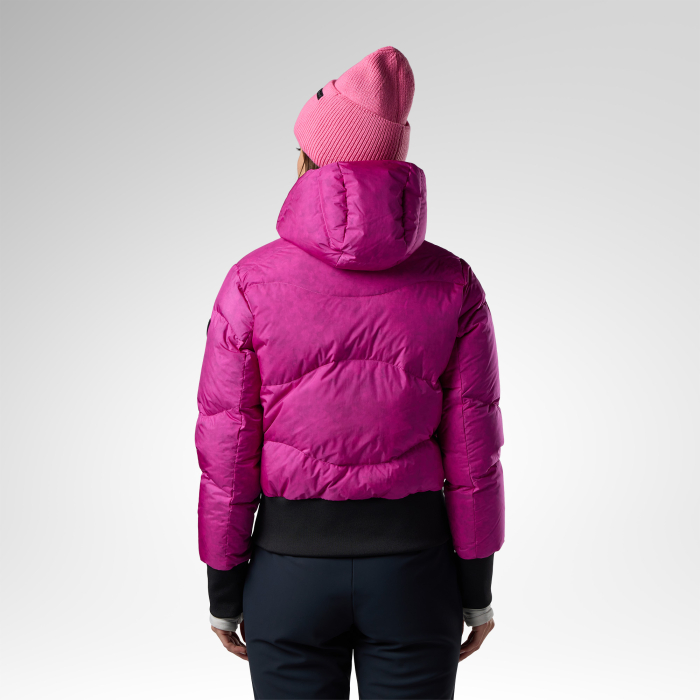 Geaca schi dama Rossignol W Snowblaze down bomber - Electric fuchsia [3]