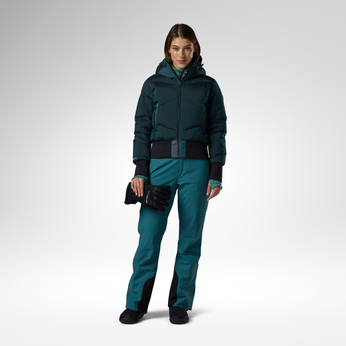 Geaca schi dama Rossignol W Snowblaze down bomber - Transformative teal [10]