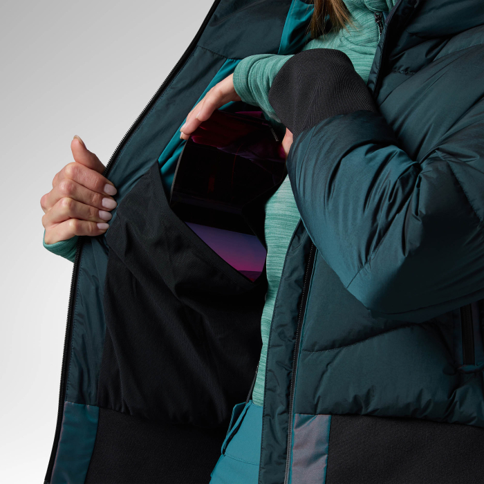 Geaca schi dama Rossignol W Snowblaze down bomber - Transformative teal [8]