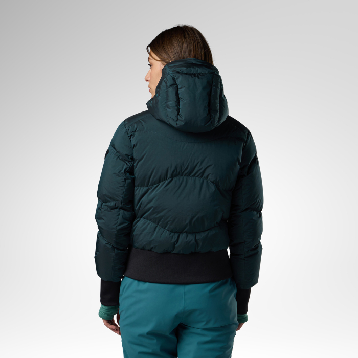Geaca schi dama Rossignol W Snowblaze down bomber - Transformative teal [2]