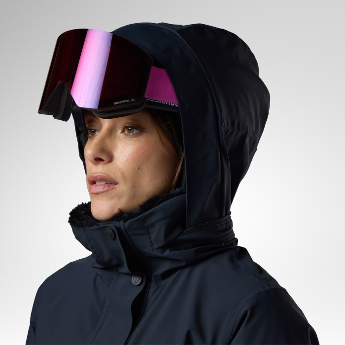 Geaca schi dama Rossignol W Snowdazzle belted - Black [13]