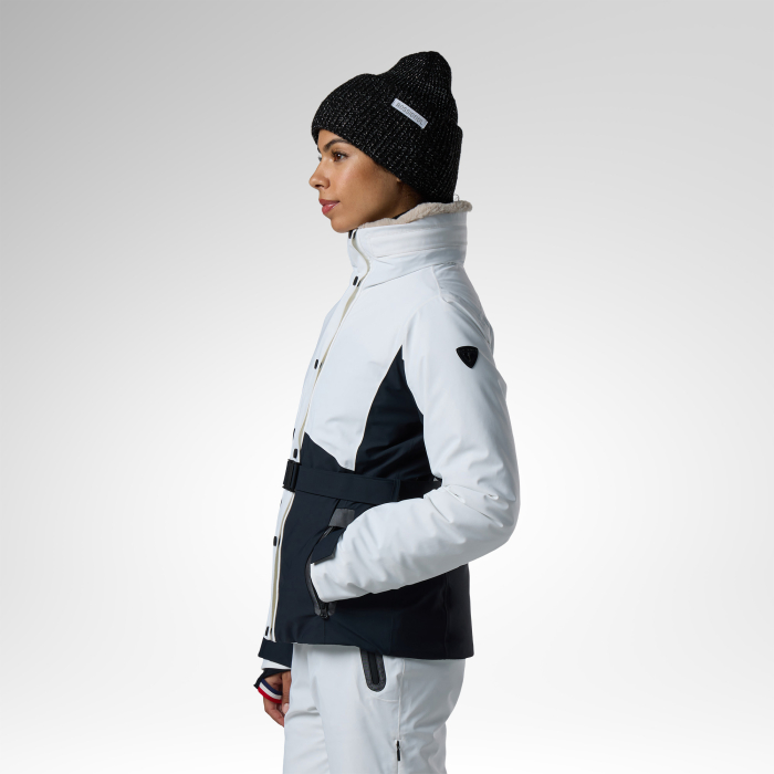 Geaca schi dama Rossignol W Snowdazzle belted - Black/white [3]