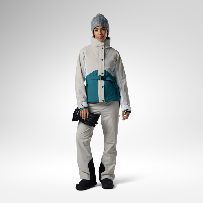 Geaca schi dama Rossignol W Snowdazzle belted - Silver cloud [14]
