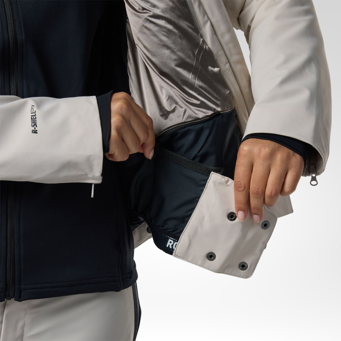Geaca schi dama Rossignol - W Snowdazzle insulated - Silver cloud [13]
