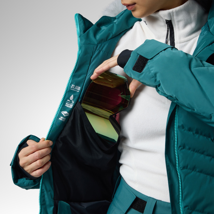 Geaca schi dama Rossignol - W staci insulated - Transformative teal pearly [7]