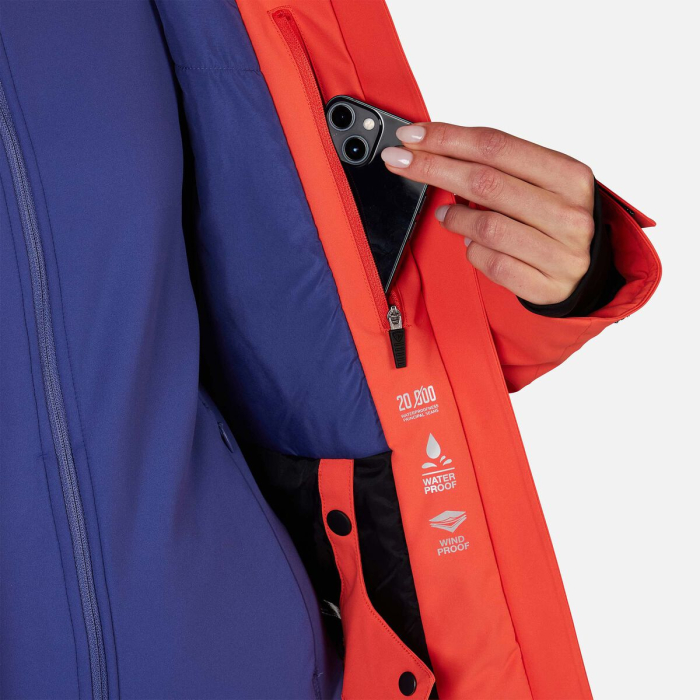 Geaca schi dama Rossignol W STRAWPILE Orange Flame [6]