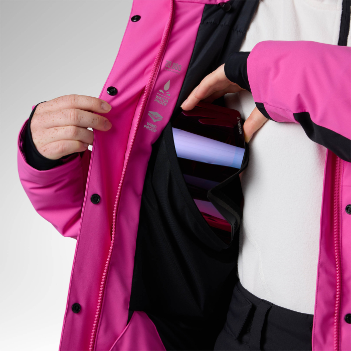 Geaca schi dama Rossignol - W Strawpile insulated - Electric fuchsia [9]