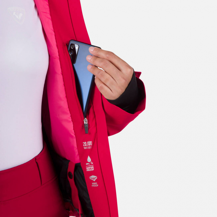 Geaca schi dama Rossignol W STRAWPILE Ruby red [9]