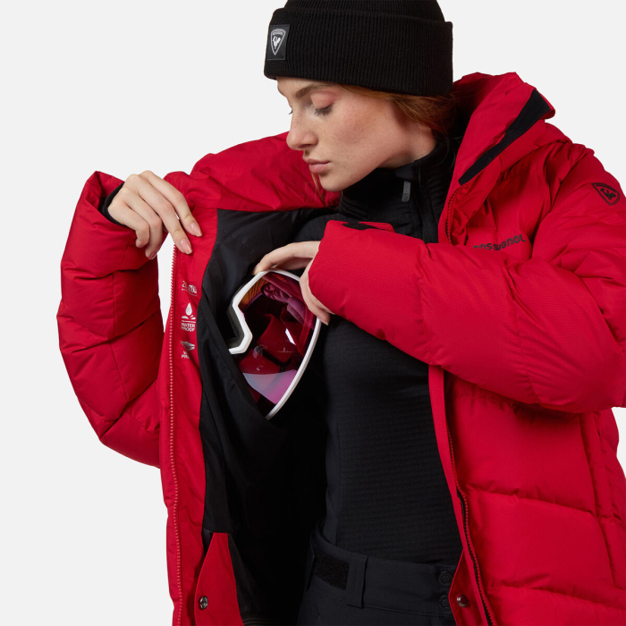 Geaca schi dama Rossignol WISPILE RIPSTOP DOWN Ruby Red [10]