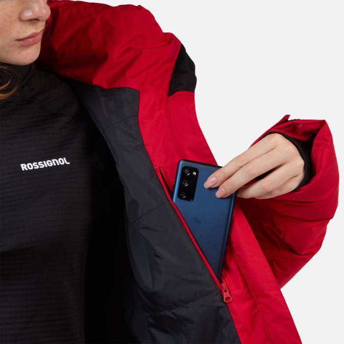 Geaca schi dama Rossignol WISPILE RIPSTOP DOWN Ruby Red [8]