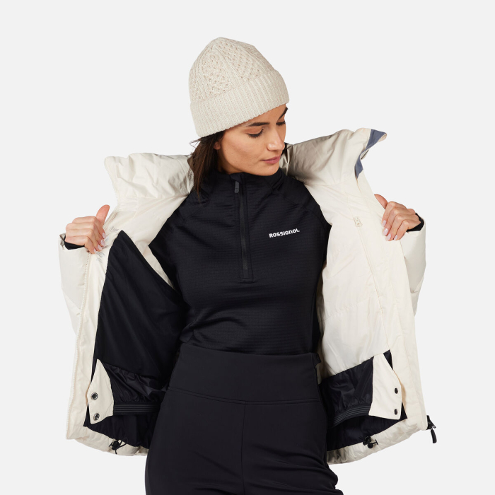 Geaca schi dama Rossignol WISPILE RIPSTOP DOWN Nature White [7]