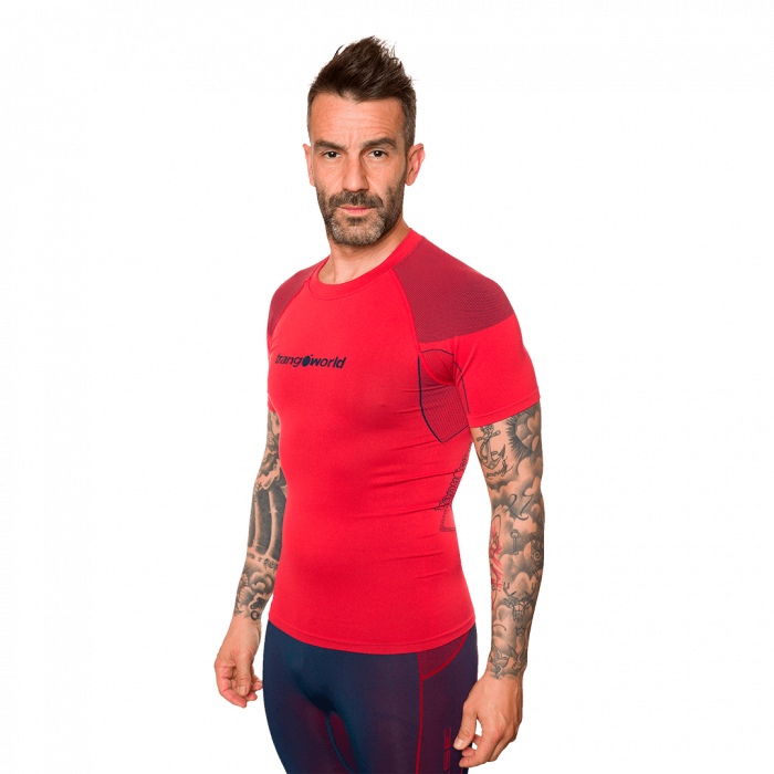 Tricou barbati TRILHO High risk red [3]