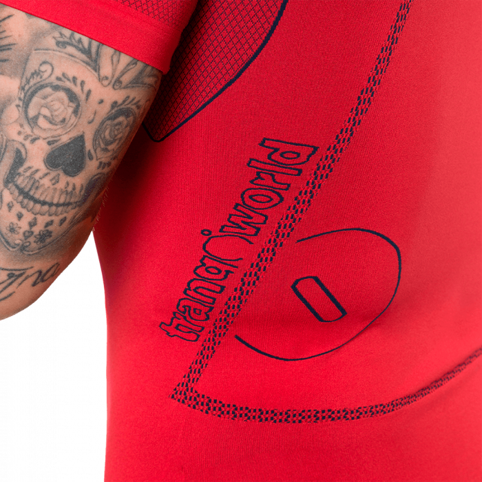 Tricou barbati TRILHO High risk red [4]