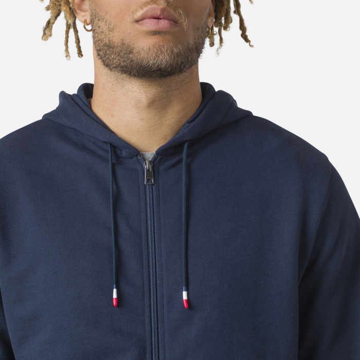 Hanorac barbati Rossignol LOGO SWEAT FZ HOOD FL - Dark navy [8]