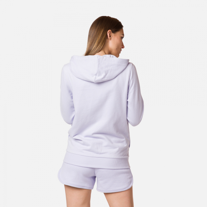 Hanorac dama Rossignol W LOGO SWEAT FZ HOOD FT Lavander grey [2]
