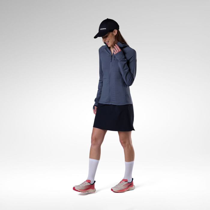 Hanorac dama Rossignol W TEXTURED HOODIE MID LAYER - Turbulence [8]