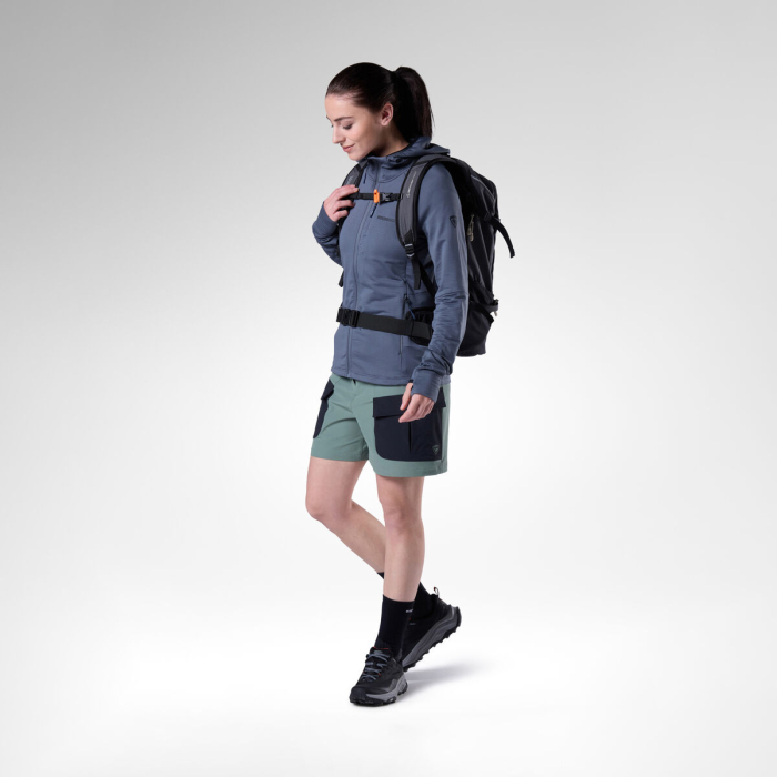 Hanorac dama Rossignol W TEXTURED HOODIE MID LAYER - Turbulence [9]