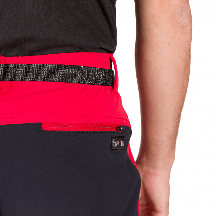 Pantaloni barbati EXTREME LIGHT TW86 - Chinese red / black [4]