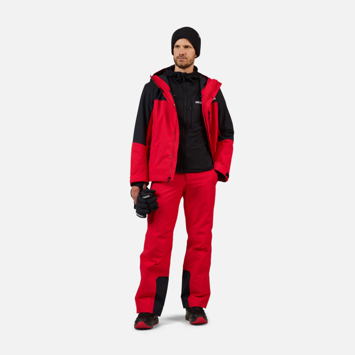 Jacheta barbati Rossignol Blackside mix fzh fleece Black [7]