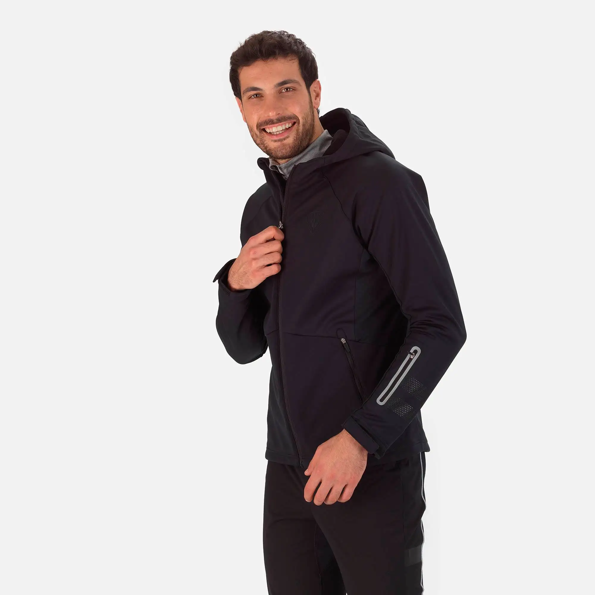 Jacheta barbati Rossignol SOFTSHELL HOODIE Dark navy [4]