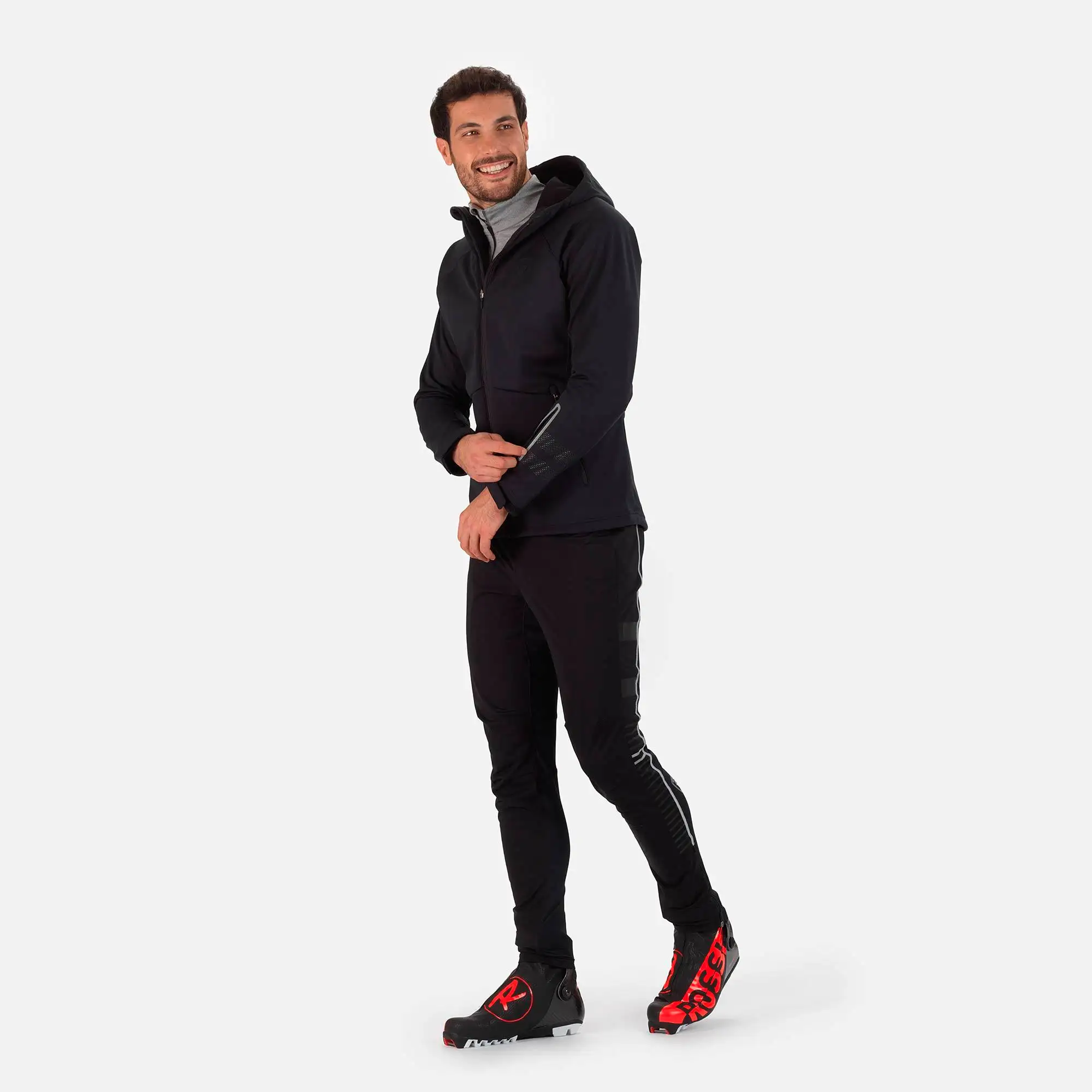 Jacheta barbati Rossignol SOFTSHELL HOODIE Dark navy [5]