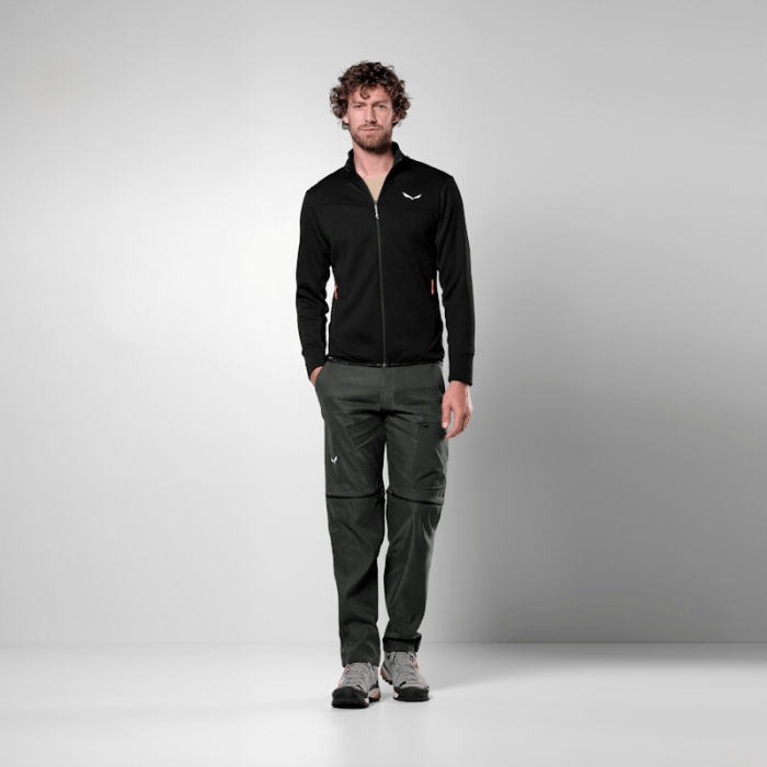 Jacheta barbati Salewa PUEZ WAFFLE HYBRID POLARLITE Negru [3]