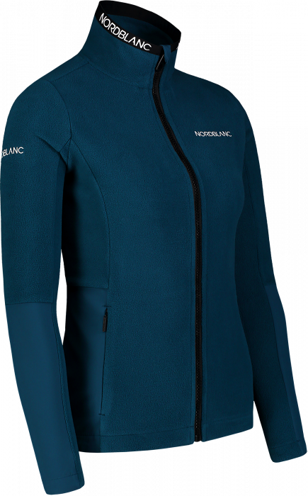 Jacheta dama Nordblanc W SCENIC FLEECE Blue heron [2]