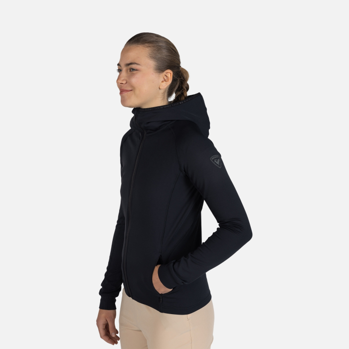 Jacheta dama Rossignol W mid layer thin fz Black [3]