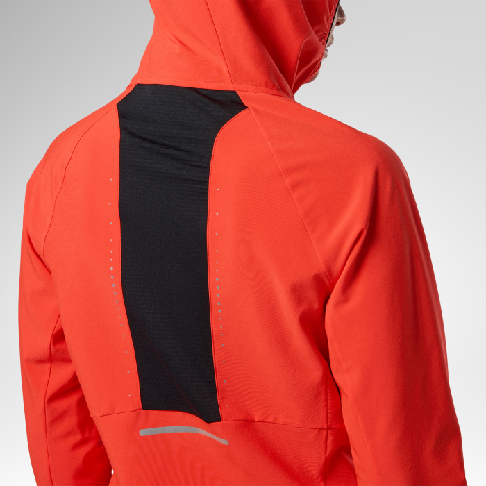 Jacheta dama Rossignol - W Venon wind hoodie - Neon red [6]