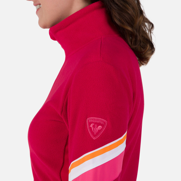 Jacheta dama Rossignol W STRAWPILE FLEECE FZ Ruby Red [4]