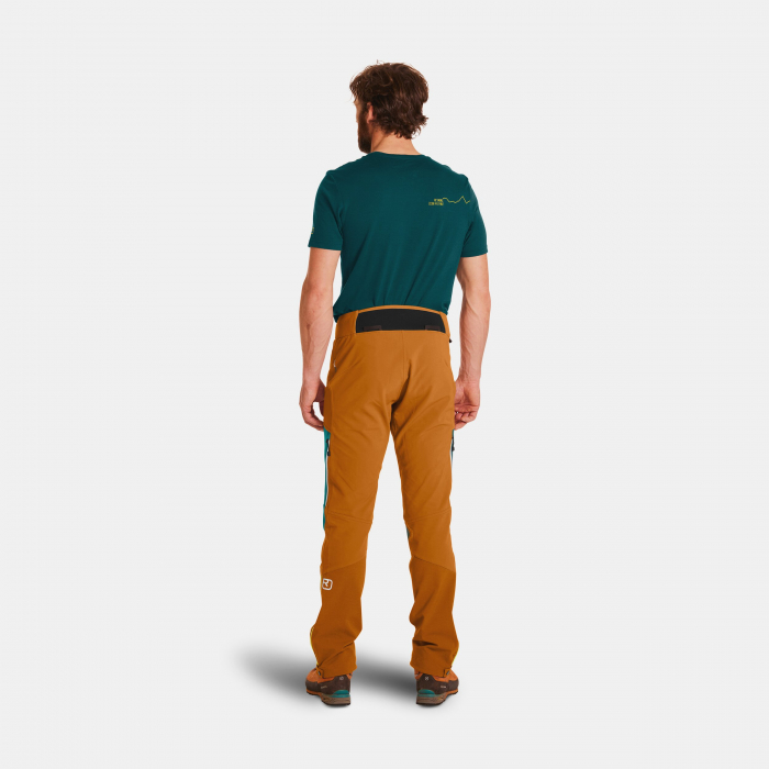 Pantaloni barbati Softshell Ortovox WESTALPEN - sly fox [3]