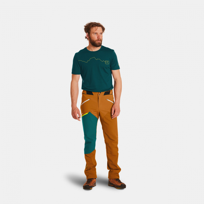 Pantaloni barbati Softshell Ortovox WESTALPEN - sly fox [2]