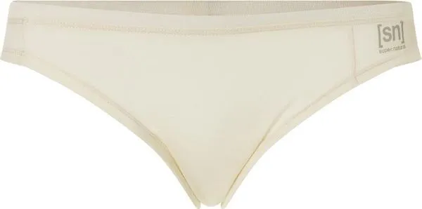 Lenjerie Merino pentru femei SN Super.Natural TUNDRA175 THONG Fresh White [1]