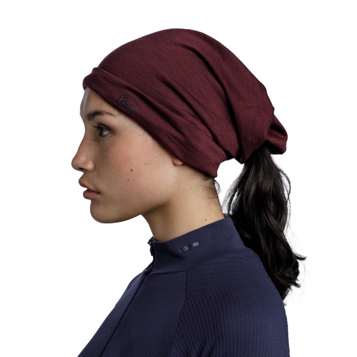 Light Weight merino wool SOLID garnet [6]