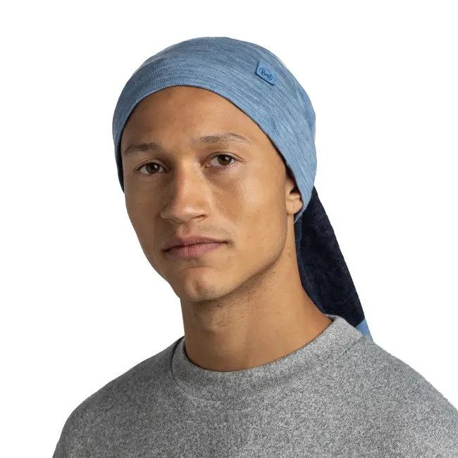 Bandana BUFF Merino MOVE Block Lake Blue [2]