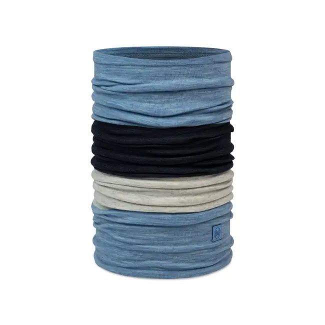 Bandana BUFF Merino MOVE Block Lake Blue [3]