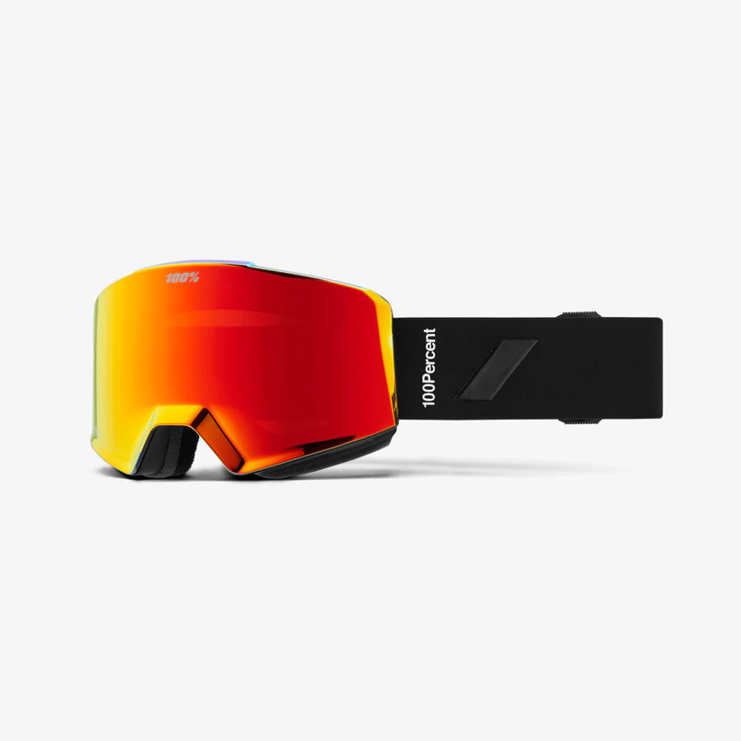 Ochelari schi 100% - NORG HiPER Black/Red-Mirror Red Lens [1]