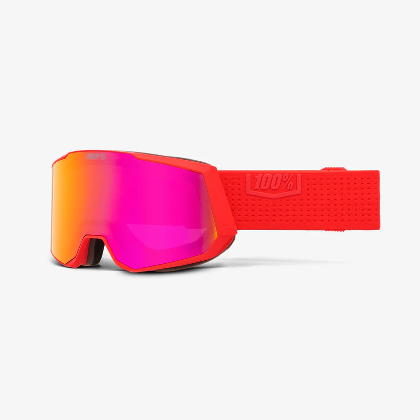 Ochelari schi 100% - SNOWCRAFT XL HiPER Hiboo - Mirror Dark Red Lens [1]