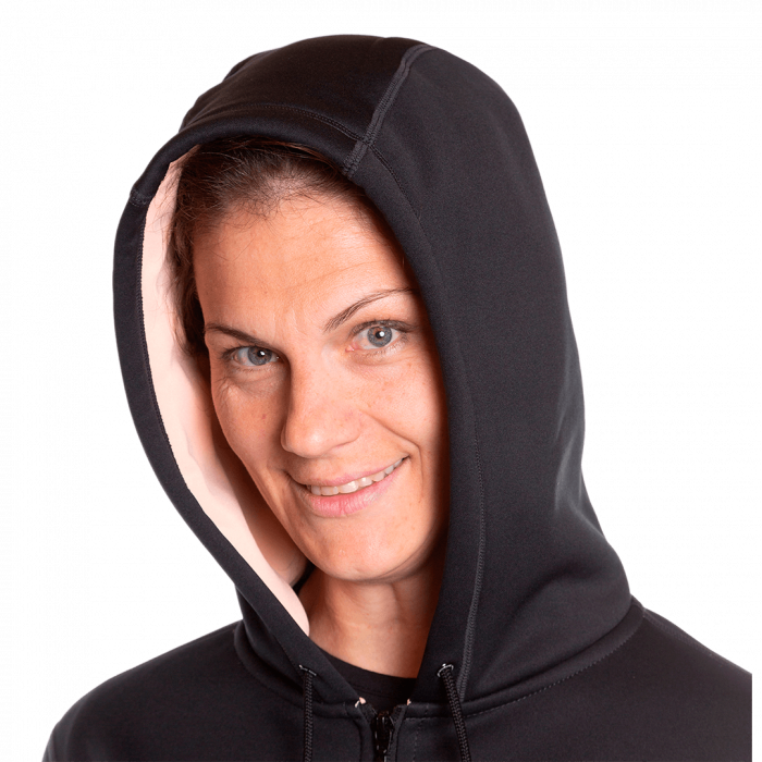 Hanorac dama LIENA Black / tropical peach [5]