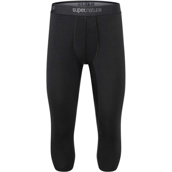 Pantaloni de corp barbati SN Super.Natural M TUNDRA175 TIGHT 3/4 Jet Black [1]