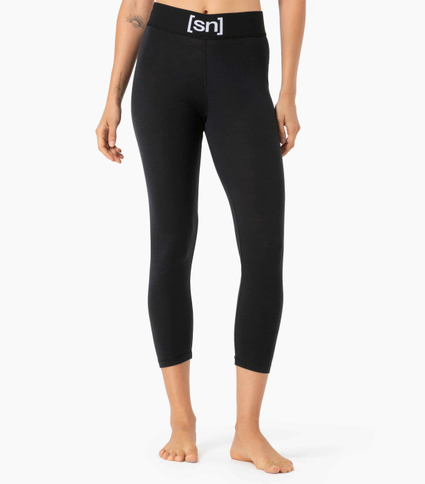 Pantaloni de corp dama SN super.natural W TUNDRA175 TIGHT 3/4 Jet Black [1]