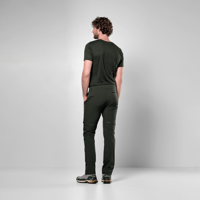 Pantaloni Salewa PUEZ TALVENO DURASTRETCH 2IN1 Verde inchis [2]