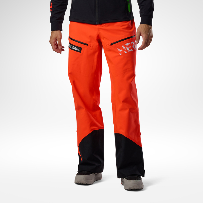 Pantaloni schi barbati Rossignol M Hero evader 2.0 -3L shell - Neon red [2]