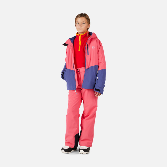 Pantaloni schi copii Rossignol GIRL insulated - Tea Rose [8]