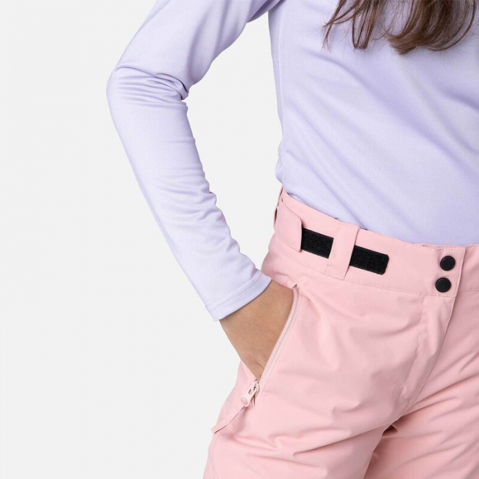 Pantaloni schi copii Rossignol GIRL SKI Cooper pink [6]