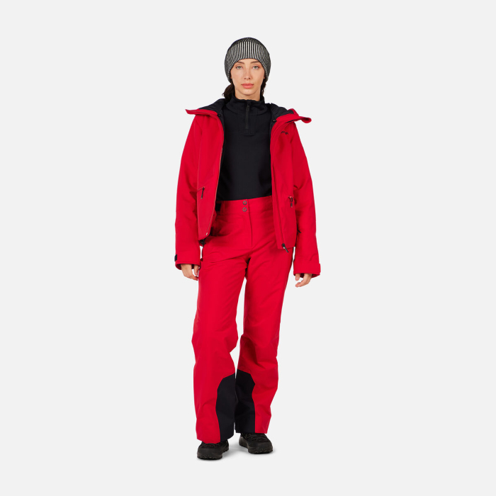 Pantaloni schi dama Rossignol INSULATED SKI Ruby Red [2]
