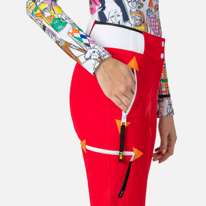 Pantaloni schi dama Rossignol JCC W PILOT STR - Red [3]