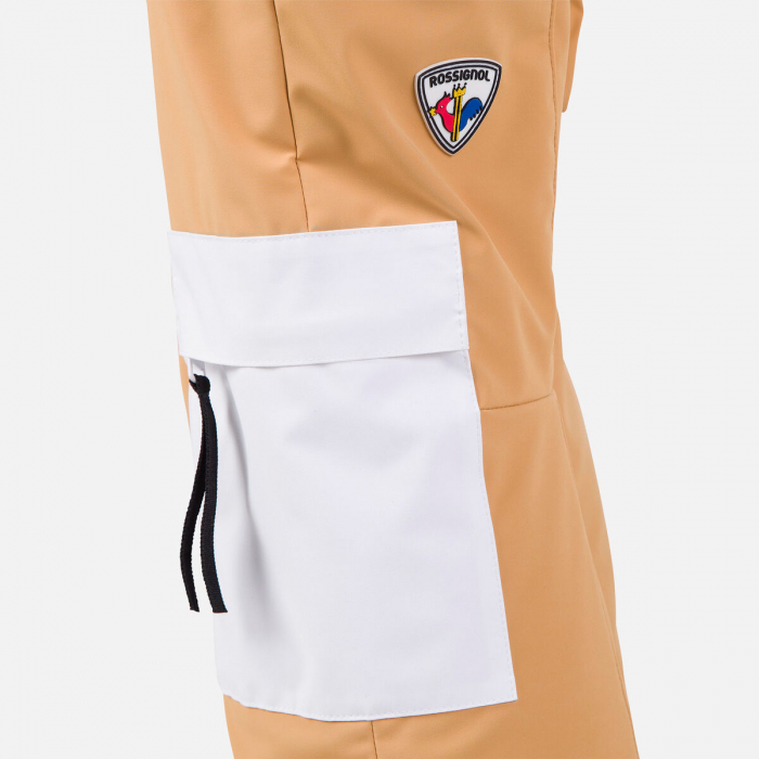Pantaloni schi dama Rossignol JCC W BIB INSULATED - Beige mountain [7]