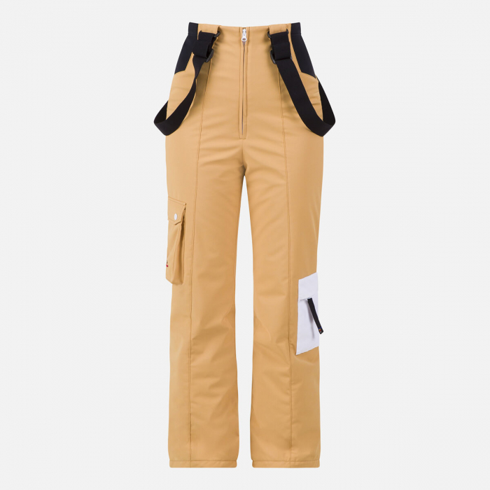 Pantaloni schi dama Rossignol JCC W BIB INSULATED - Beige mountain [4]