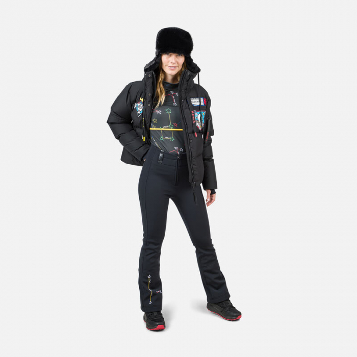 Pantaloni schi dama Rossignol JCC W SIRIUS Softshell Black [8]